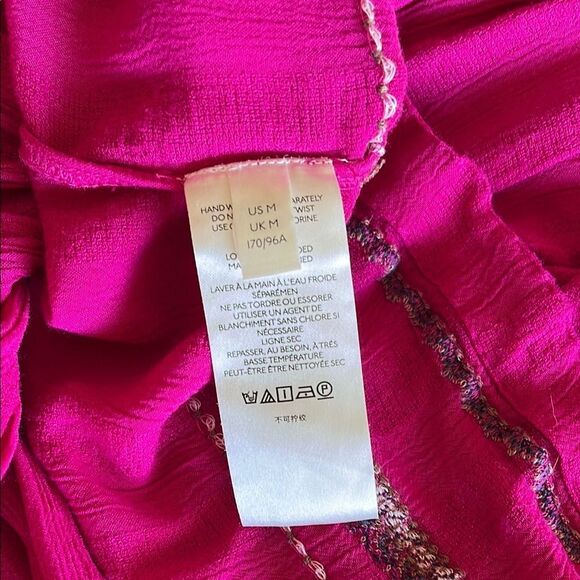 Free People Delilah Embroidered Wrap Mini Dress - Picture 4 of 9